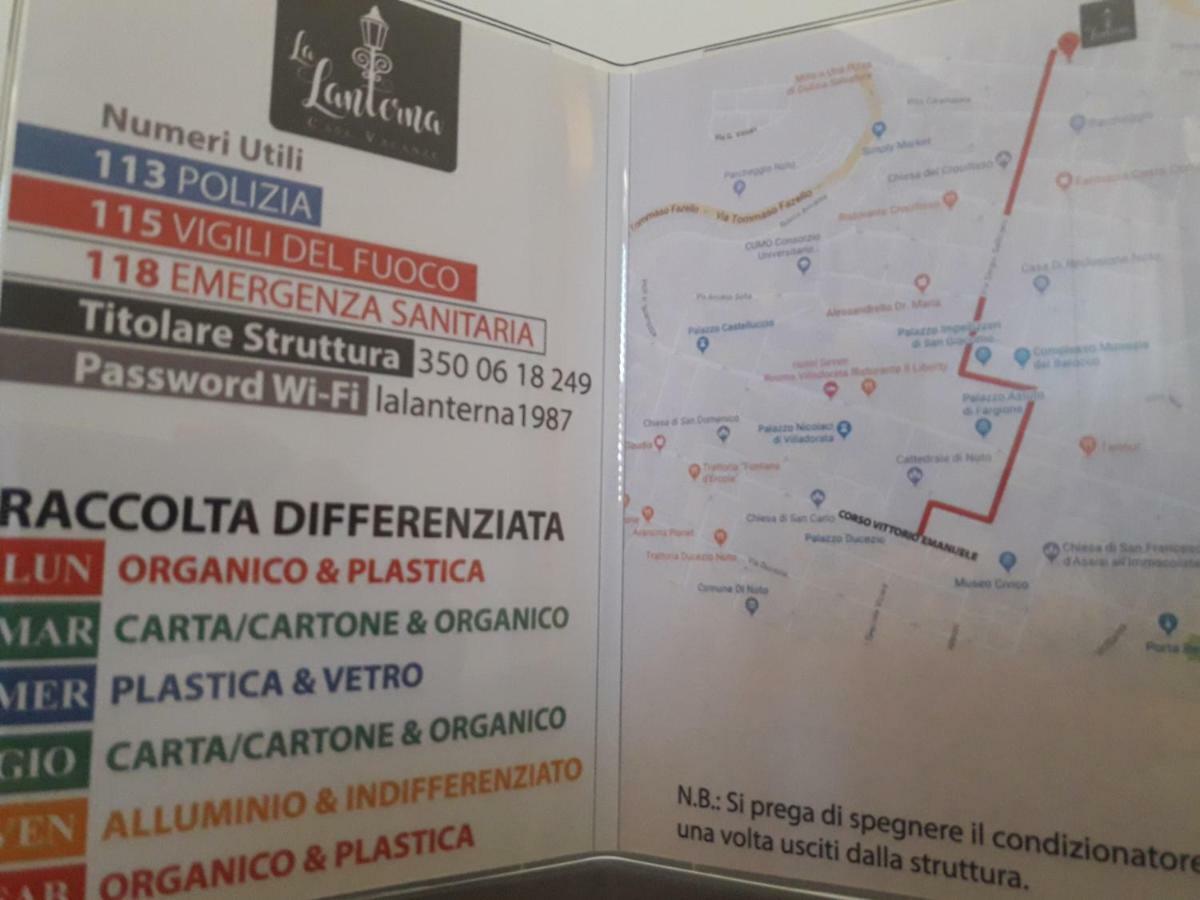 诺托La Lanterna Casa Vacanze公寓 外观 照片